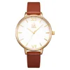 Womens Watch Watches High Quality Luxury Waterproof Business Quartz-Battery Leather 38mm Watch