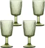 SZHOME gaufré feuille Texture verre à vin gobelet rétro jus tasse à boire spiritueux fête de mariage verres à boissons