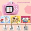 Caméras jouets Caméra pour enfants WIFI Caméra à impression instantanée Imprimante thermique Imprimante de téléphone sans fil WIFI Carte de 32 Go 1080P HD Appareil photo numérique pour enfants Jouet 230414