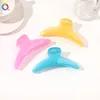 Candy Color Hair Claws Korean Women Girls Plastic Hair Clips Huvudbonader Stor storlek Hårnål Krabba Barrette Fashion Hårtillbehör