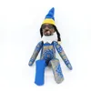 Juldekorationer Snoop på en böcker Elf Doll Spy Bent Home Decoration Year Gift Toy Red Green Blue Purple Drop Delivery Garden