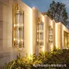 Lampa ścienna LED Retro Outdoor Miedziane Światło Komyślnie Europa Villa Wodoodporne zewnętrzne lampy ogrodowe oświetlenie drzwi