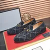 28MODELLO Lussuoso uomo Slip-On Scarpe casual Moda Nappa Scarpe da uomo Mocassini da uomo Abito maschile Brock Scarpe da intaglio Scarpe da ufficio firmate