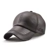 Ball Caps Xthree Fashion High Quality Spring Winter Faux Leather Baseball Cap For Men Casual Moto Snapback Hat Men's Wholesale