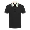 Designerskie koszule polo koszulki Moda Fashion Business Casual Short Sleeve 100% bawełny Wysoka jakość wydechowawcza stripebig jardsm-3xl#99