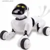 Elektrik/RC Hayvanlar AI Puppy Robot Köpek Oyuncak Uygulaması Uzaktan Kumanda Bluetooth Akıllı Elektronik Ai Pet Köpek Oyuncak Çocuklar Bebek Oyuncak Hediye Oyuncakları Çocuklar İçin Q231114