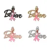 Charms 10pcs Believe Letter Charms for Bracelet Bangle Jewelry Making DIY Accessories Wholesale LTC0285-LTC0288 231113