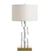 Tischlampen Nordic Led Kristalllampe Weißes Pferd Eisen Lampada Da Tavolo Schreibtisch Arbeitszimmer Wohnzimmer