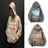 Moletons masculinos com capuz Y2k Fleece Lost In Space Hoodies Roupas masculinas Puff Print Abundância de sol Moletons para homens Graffiti pulôver com capuz zln231114