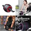 Ab rolki AB Rollery Matic Zdrowe koło brzucha Początkujący Sport Sport Sport Household Muscle Silent Trainer Fitness Drop dhlzb