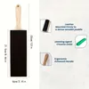 1 Set Leather Strop Kit With Polishing Compound, Knife Stropping Block For Sharpening & Honing- Knives, Straight Razor, Woodcarving Chisels