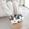 Pantoufles de bande dessinée Couples maison pantoufles hommes femmes hiver intérieur chaleur porcelet coton chaussures en peluche plancher anti-dérapant fond souple 231113