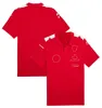 Camisetas masculinas novo terno de corrida de trabalho f1 carro personalizado equipe de manga curta fãs de secagem rápida manga curta em torno do pescoço esportes respirável topo.Ghug Pent