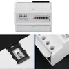 Freeshipping 1 Pcs Analog and Digital Kwh Meter 3 X 220V/380V Digital 3-Phase 4 Wire 7P Din-Rail Electric Meter Electronic Kwh Meter Uqdot