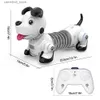 Animaux électriques/RC enfants Robot jouet télécommande chien Intelligent programmable 2.4G sans fil enfants jouet Intelligent parlant Robot chien électronique animal de compagnie enfant Q231114