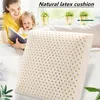 Cushion Decorative Pillow 93 Natural Latex Seating Sofa Chair Seat Lumbar Neck Support Nap for home office car Mat 230413