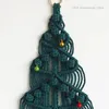 Tapices Macrame Árbol de Navidad Tapiz colgante de pared Tejido a mano Decoración bohemia Decoración bohemia para sala de estar Niños Regalo para bebés 231113