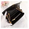 Luxurious bags Y Women Designer Black Leather Large-Capacity Chain Shoulder Bag Quilted Messenger Handbags Purse Shopping Wallets Totes flap bags Hot 2023