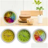 Desk Table Clocks New Style Rural Cool Lemon Fruit Alarm Clock Modern Minimalist Desktop Lazy Watch Za2865 Drop Delivery Home Garde Dhlb1