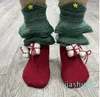 2023 Autumn/Winter Cartoon Floor Floor Socks Czerwony wiewiórka ciepłe średnie rękaw wełniane skarpetki dla mężczyzn i kobiet