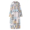 Womens Wool Blends PB ZA Autumn Fashion European and American style belt belt printed ceanted cotton coat 231114