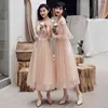 Ethnische Kleidung Chinesisches Kleid Brautjungfer Vestidos 2023 Schwester Gruppe Freundinnen Hochzeit Lange Abschlussfeier Abend Frauen Party