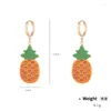 Dangle Earrings 2023 Temperament Tropical Fruit European And American Fashion Elegant Personality Acrylic Pineapple For Women