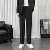 Mäns kostymer våren 2023 män byxor koreanska smala fit casual ankel längd streetwear högkvalitativ klänning kostym pant man t56
