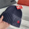 North befonnier Faced de qualité supérieure chapeau adulte automne et lettre d'hiver tricot tricot de laine de laine de laine pour hommes et femmes