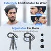 携帯電話のイヤホンBluetooth v5.1ヘッドセットワイヤレスイヤホンデュアル接続ヘッドフォンマイクイヤピースEarpiece cvc8.0ノイズキャンセルハンズフレー230414