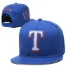 2024 Rangerses- t litera baseballowe czapki zupełnie nowa regulowana ulica Hip Hop Gorras Bones for Men and Women Snapback Hats