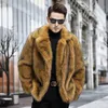 Männer Pelz Faux PFHQ Darkwear Winter Mittellangen Mantel Mode Streetwear Einfarbig Warme Bequeme Casual Windjacke 1Z1892 231114