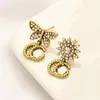 Earrings Designer Jewelry Diamond Stud Earrings 2023 New Style Butterfly Earring Luxury Spring Party Family Gifts Earrings Premium Women Jewelry Wholesale ZG1853