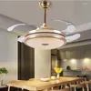 Invisible Fan Light Modern Minimalist Led Home Ceiling Creative Living Room Bedroom Silent