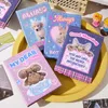 80 pçs kawaii a7 caderno urso filhote de cachorro diário agenda planejador diário coreano diy coletar livro bloco de notas bonito papelaria escolar