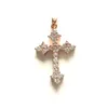 Charms 5 pièces pendentif croix pour femmes Bracelet collier faisant Bling plaque d'or charme création de bijoux accessoires à créer soi-même en gros 231113