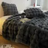 Dekens 2023 Winter Imitatiebont Pluche Deken Warm Super Zacht Bed Sofa Cover Luxe Pluizige Gooi Slaapkamer Bank 231113