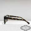 Solglasögon Designer Eyeglass Frame Female Chic Plain Black Box Myopia kan matchas olika grader UB48