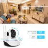 Livraison gratuite Caméra IP WiFi intelligente 1080P Caméra IP intérieure sans fil 2MP 360 degrés Vision nocturne panoramique à domicile Max 64 Go iCSee App Ajijf