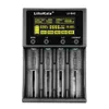 Liitokala lii-M4S 18650 Batterijlader voor 18350 21700 26650 16340 RCR123 14500 3.7V 1.2V Ni-MH Ni-CD LCD Display USB Smart Charger 4 Slots 4 Slots 4 Slots 4 Slots