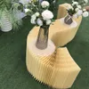 Dekorasyon Etkinlik Partisi Sahnesi Dekorasyon Geri Damlalar Beyaz Çiçek Zemin Stand Düğün Kağıt Çok Yahudi Katlanır Ekran Stand Çiçek Tatlı Gösteri Tablo