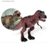 Elétrica / RC Animais RC Dinossauro Cobra Controle Remoto Animal Lagarto Triceratops Robôs Aranha Rato Cobra Inseto Caterpilla Pet Kids Brinquedos para Gato Cão Q231114