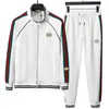 Designer Tracksuit Men Długie rękawie garnitur klasyczne litery mody sportowy garnitur baseball szczupłowe ubrania pilot dres do bluzy z kapturem para garnitury kurtki dresowe