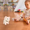 Electric/RC Animals Electric Cat Plush Toy Walking Barking Cute Pet Dog With Battery Control Birthday Gift For Boy Girl Kawaii Electronic Plush Toys 230414