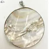 Pendentif Colliers Beaux Bijoux Nacre Shell Femmes Hommes Perle PWFH588b