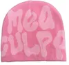 Mea Culpa Hat Designer Womens Beanie Culpas Winter Bonnet Big Lettered CappelliカジュアルサーマルファッションスカルキャップメンズマルチカラーMZ09