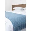 Koce Textile City Ins Dekoracja domu Solidne dzianinowe łóżko dla jesiennego diamentu Wygodne oddychanie sofy 127x172cm 230414