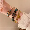 Strand Retro Etnik Stil Nepal Boncuk Bilezik Tibet Basit Moda Ringbell Erkekler ve Kadınlar İçin Dokunma