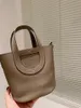 Mode-Stil reine Farbe Bucket Bag Frau Klassiker Kette Schulter In The Loop Handtasche Hochwertige Schultertasche Cross Body Bag Clutch Totes Hobo Geldbörsen Brieftasche