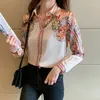 Blouses pour femmes automne chemises à manches longues décontracté femmes hauts OL mode femmes vêtements imprimé fleuri et Blusa dames élégantes